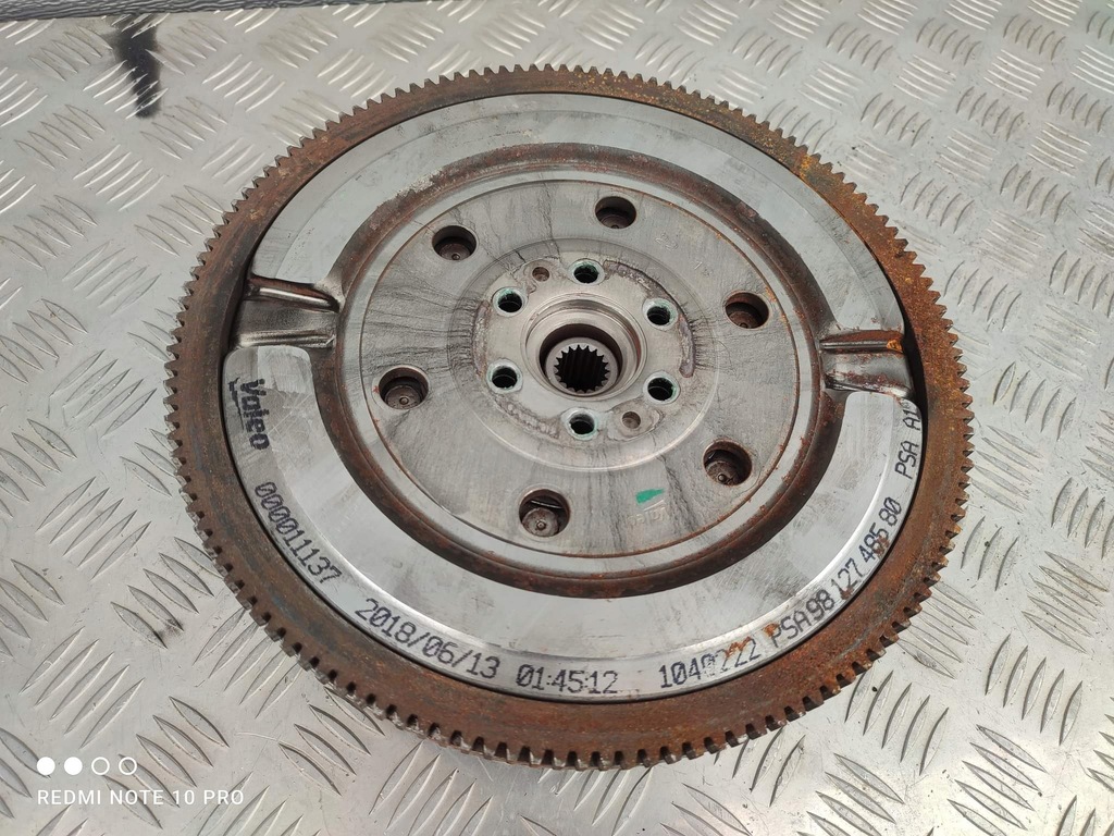 фото №8, Peugeot 2008 колесо двомасовий зчеплення 1.5 bhdi