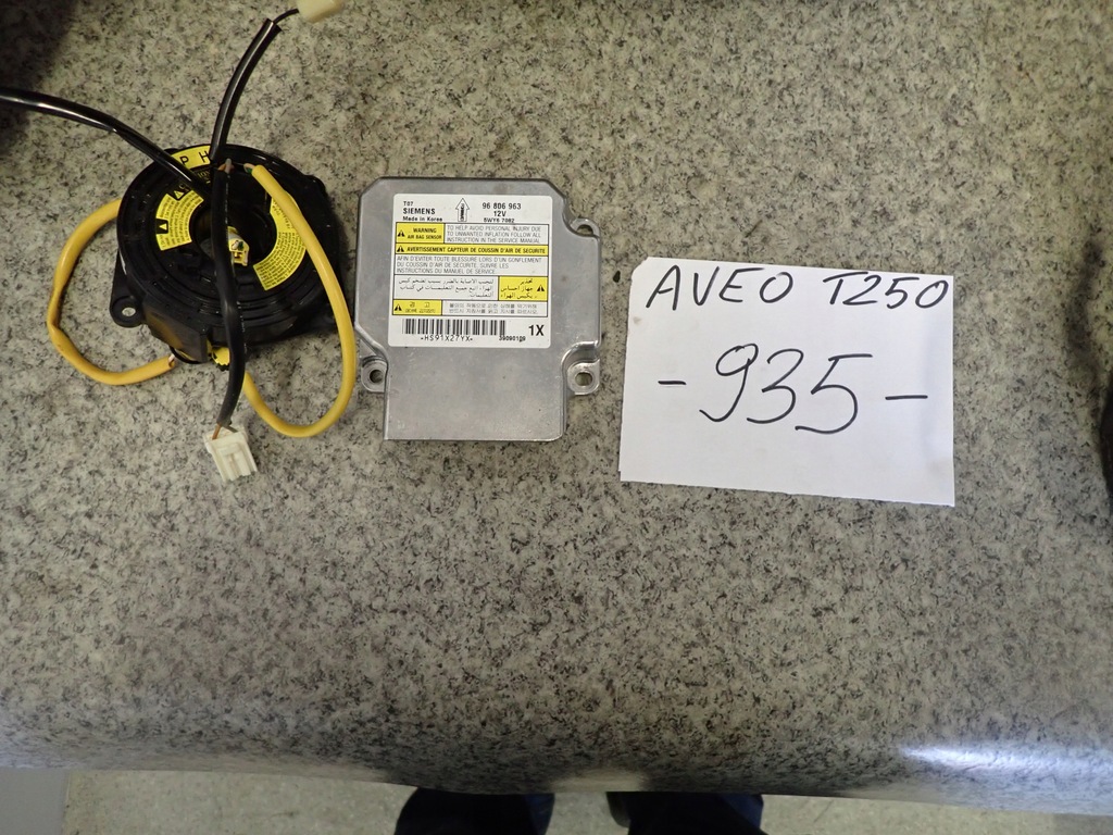 фото №9, Chevrolet aveo t250 подушки безпеки повітряні панель приладів srsy