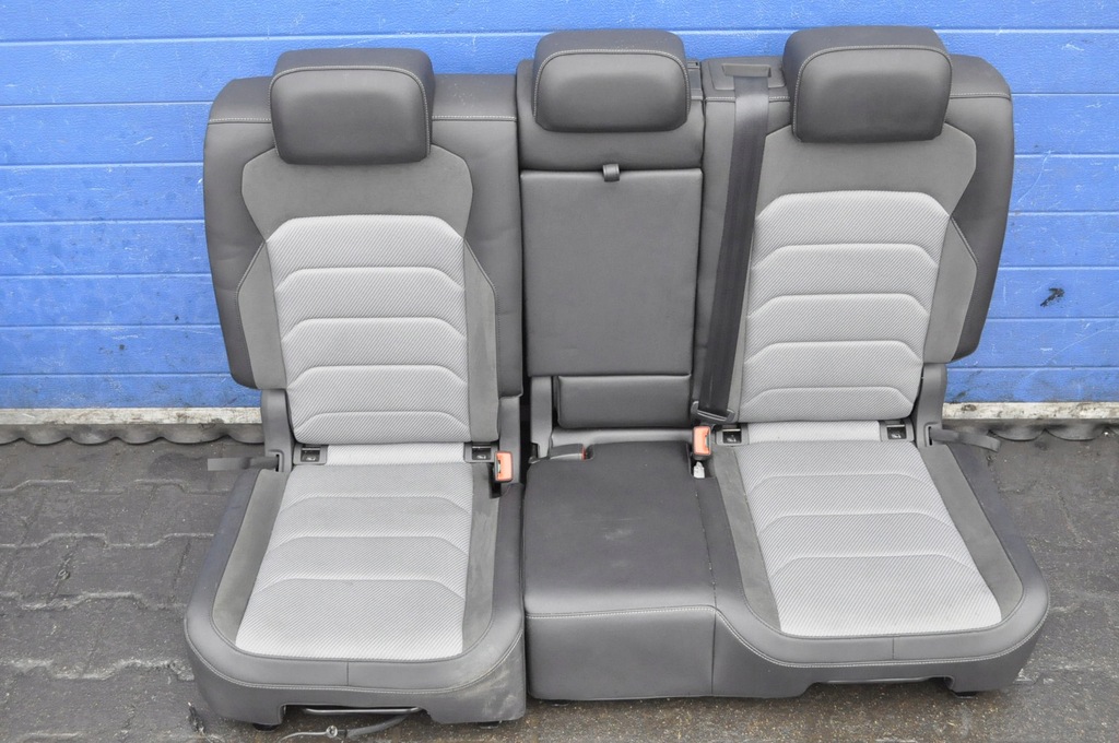 фото №3, Vw tiguan r-line сиденья комплект сидений alcantara