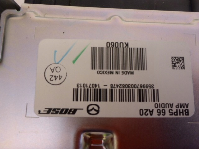 фото №4, Усилитель радио bose mazda 3 bm 13- 2.2 skyactiv