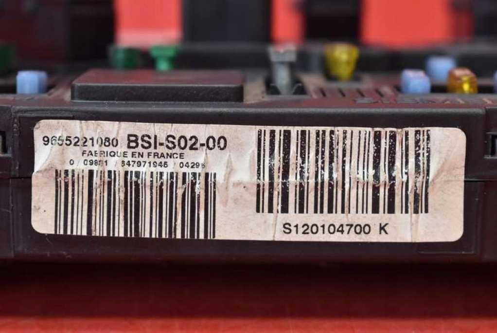 фото №7, Коробка предохранителей bsi 9655221080 peugeot 407 1.6 hdi 109 km 04-10