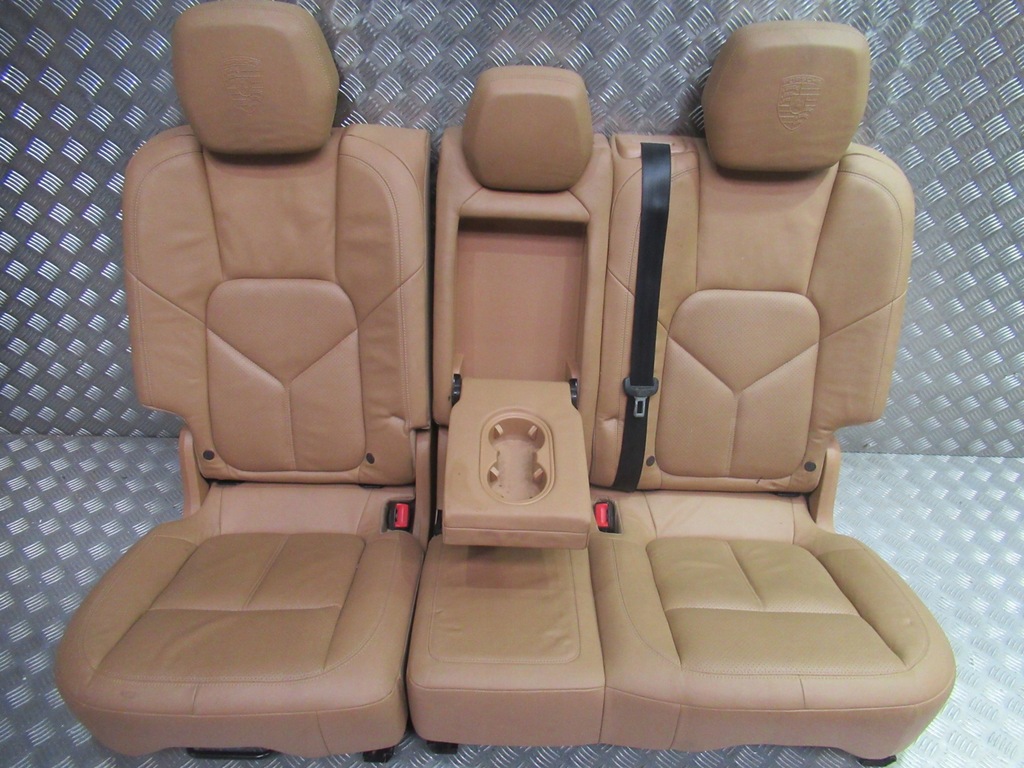 фото №15, Porsche cayenne 7p5 lift сиденья кожа заднее сиденье обшивки обивка комплектная