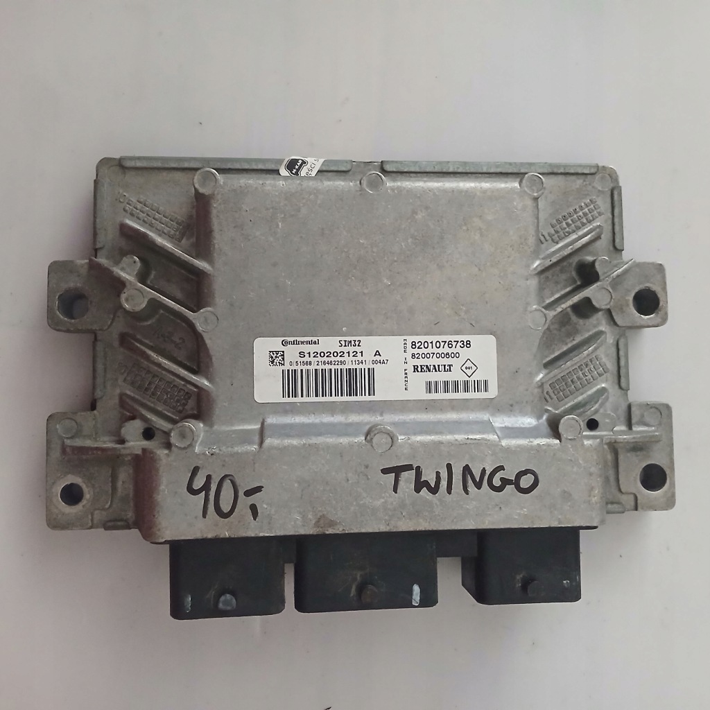 фото №1, Бортовой компьютер блок управления 8201076738 s120202121a renault twingo