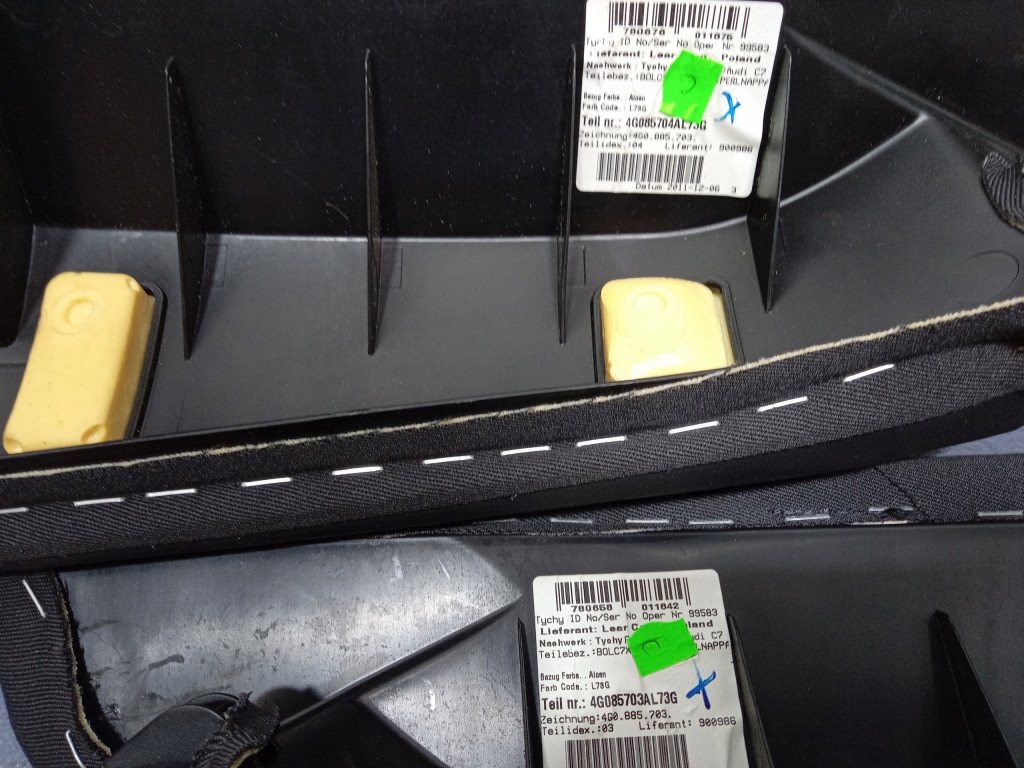 фото №6, Audi a6 c7 avant сиденья заднее сиденье s line полукожа комплект