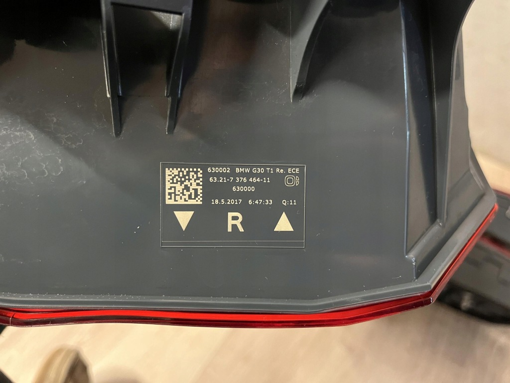 фото №12, Bmw 5 g30 f90 лампа левый правый задняя комплект жёлоб