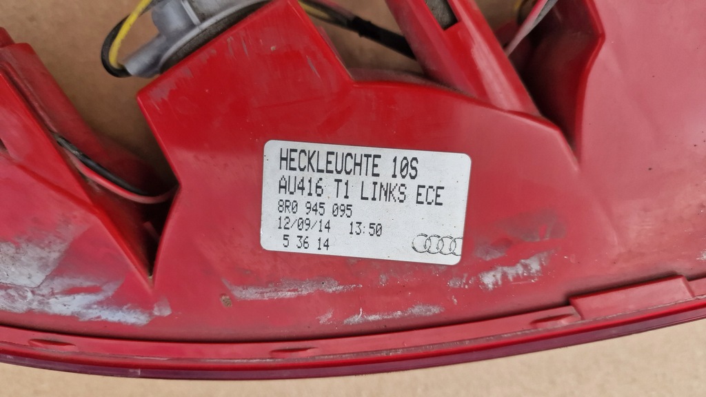 фото №6, Лампа w бампер лівий задня задній audi q5 sq5 8r 8r0945095