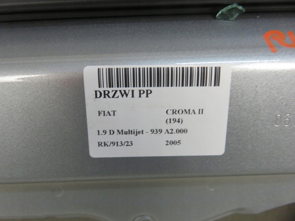 фото №10, Дверь правое передние fiat croma ii 194 698/a