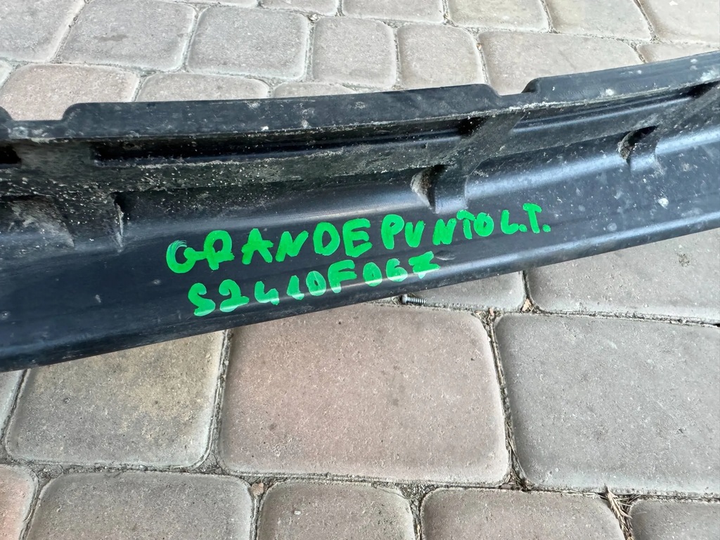 фото №7, Fiat grande punto / evo 05- направляющая кронштейн кронштейн правый бампер задняя задний