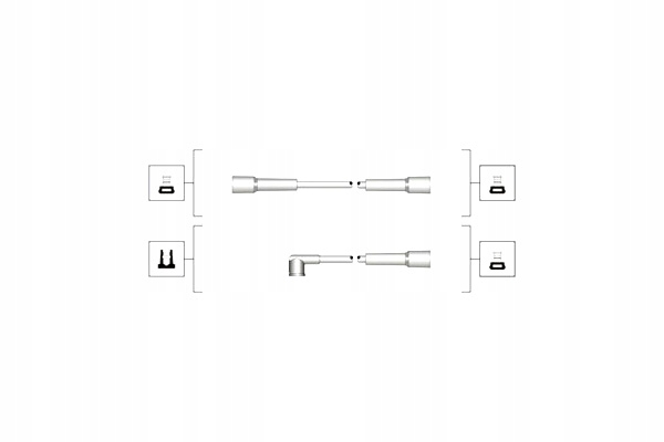 фото №2, Набір трубопровід запалювання fiat uno renault clio ii kangoo kangoo