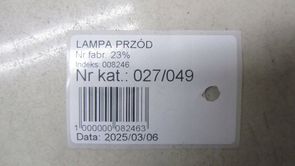 фото №7, Trafic vivaro ii лампа левая перед 8200701356 06-