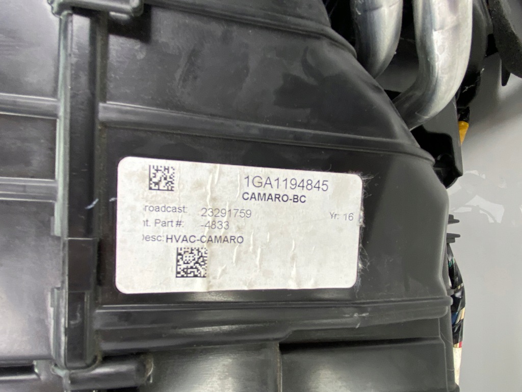 фото №12, Отопитель chevrolet camaro 2016+ usa