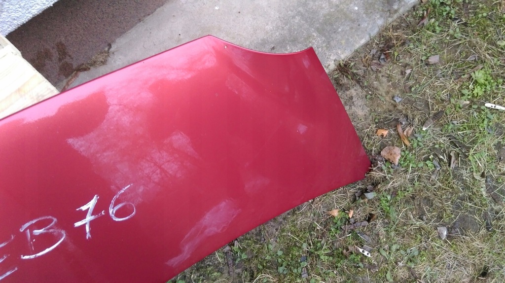 фото №6, Renault modus капот кришка двигуна teb76 bordowa