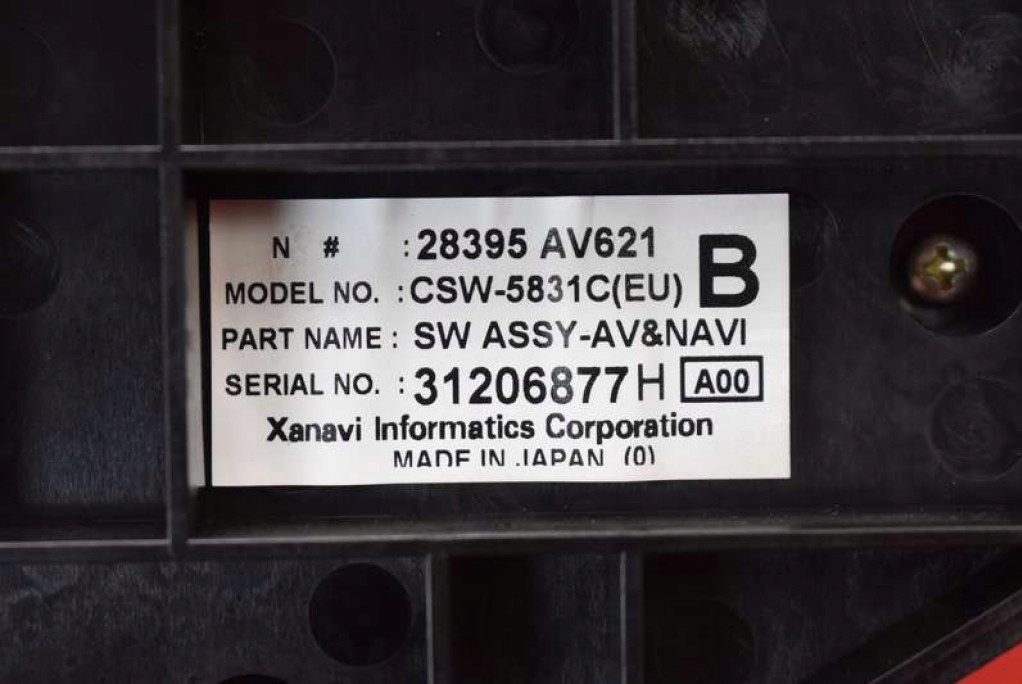 фото №7, Панель управление обдув кондиционер 28395-av621 nissan primera p12 01-08