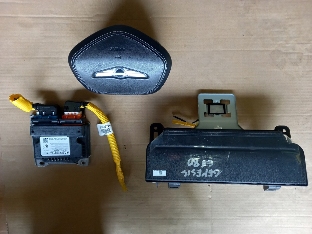 фото №8, Консоль приборная панель 3x подушка безопасности 4 ремни genesis gv70