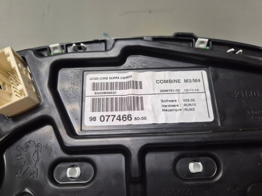 Счетчик спидометр peugeot 301 citroen c-elysée 9807746680 2160140 с Разборки