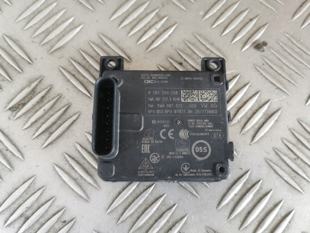 фото №1, Радар датчик distronic 5wa907572a