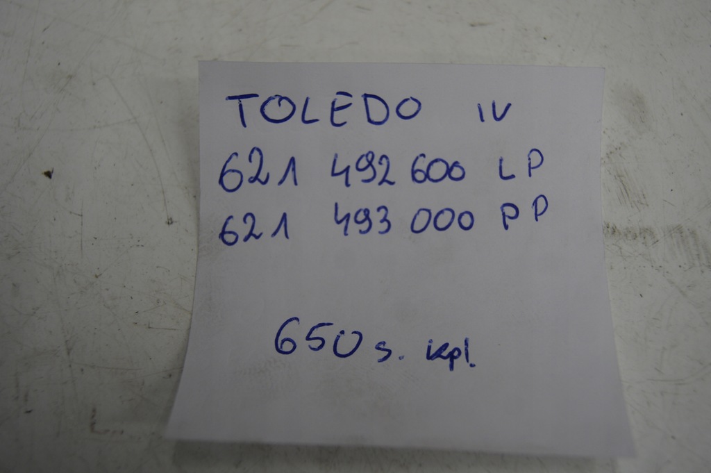 фото №9, Ремни передние безопасности левый + правый перед toledo iv lift