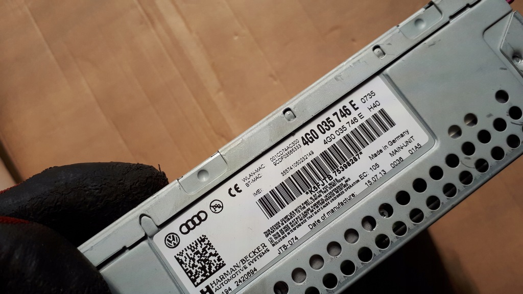 фото №8, A6 c7 4g мультимедіа блок станція a7 4g0035746e