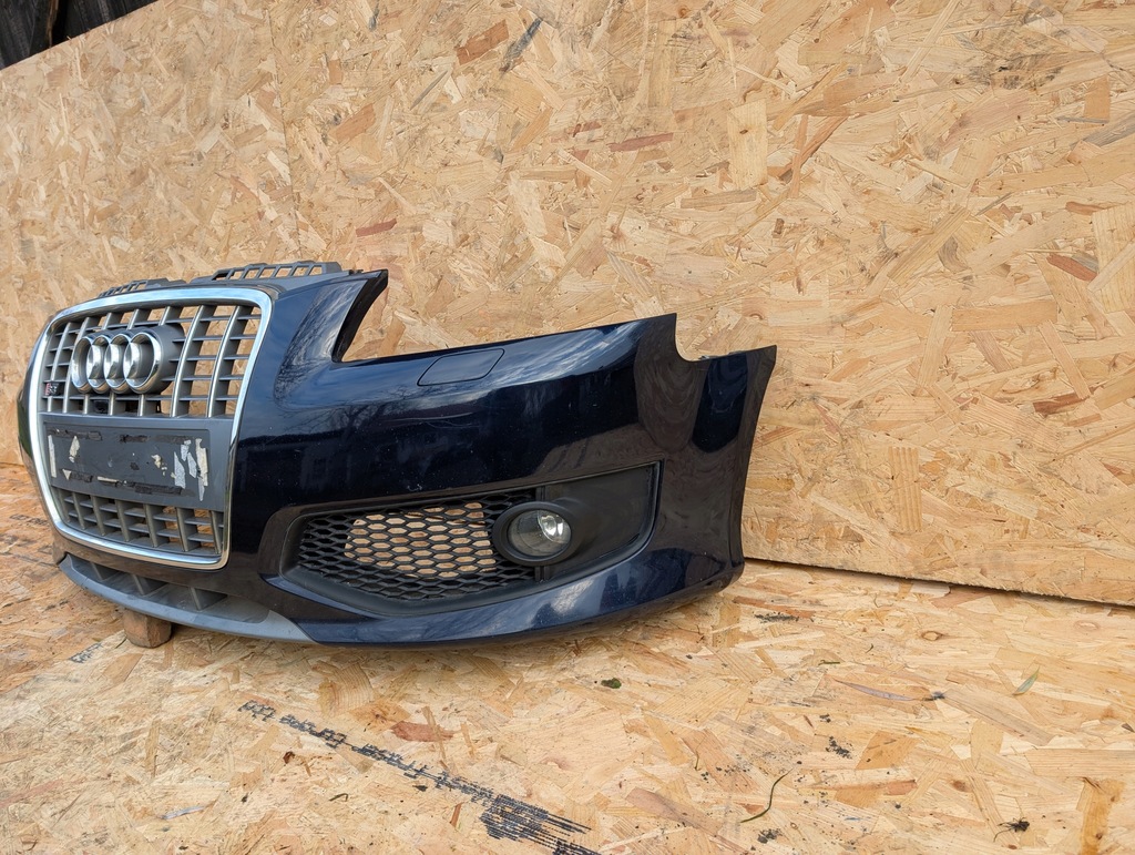 фото №16, Бампер передний audi s3 8p 2005 омыватель оригинал kompletny чёрный