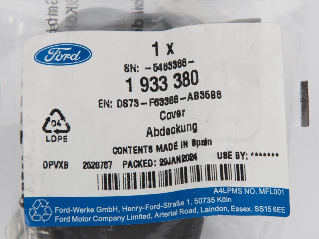 фото №4, Заглушка isofix сиденье задний mondeo mk5