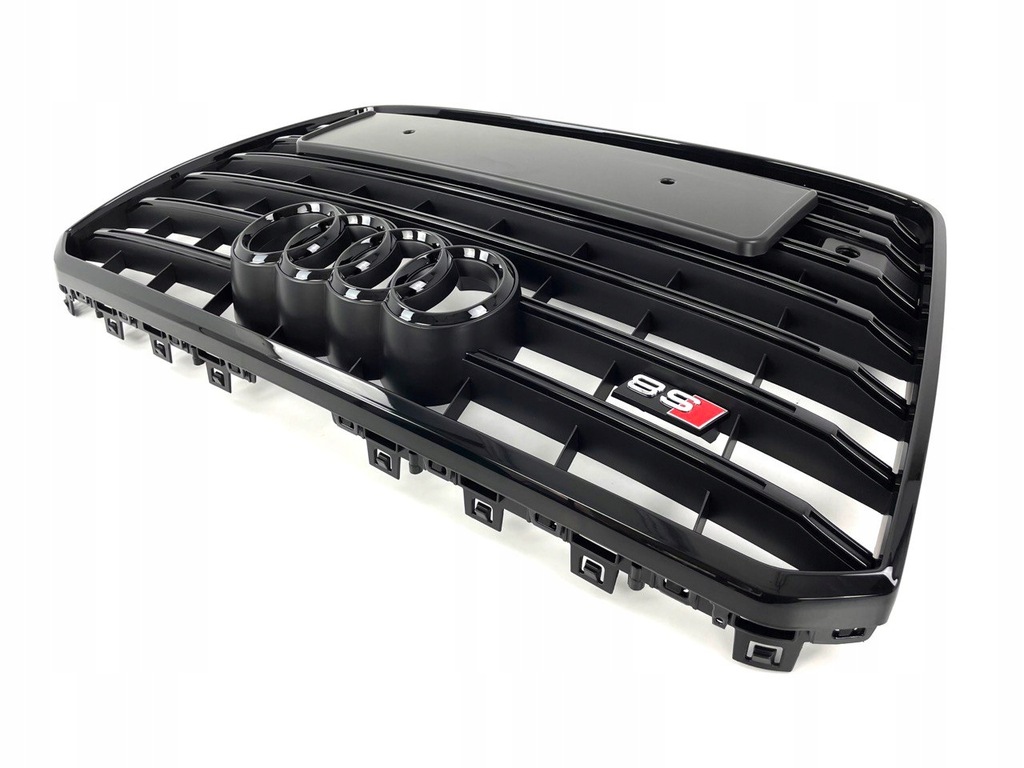 фото №13, Audi a8 s8 d4 lift 2014-2017 решётка радиатора решётка радиатора shadow line