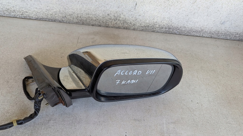 фото №1, Зеркало правое электрический honda accord vii 7 pinów