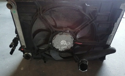 фото №5, Bmw e60 e61 n47 2.0d комплект радиатор