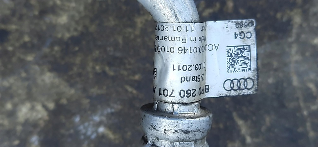 фото №6, Шланг wąż трубка кондиционера audi q5 8r 8r0260701a