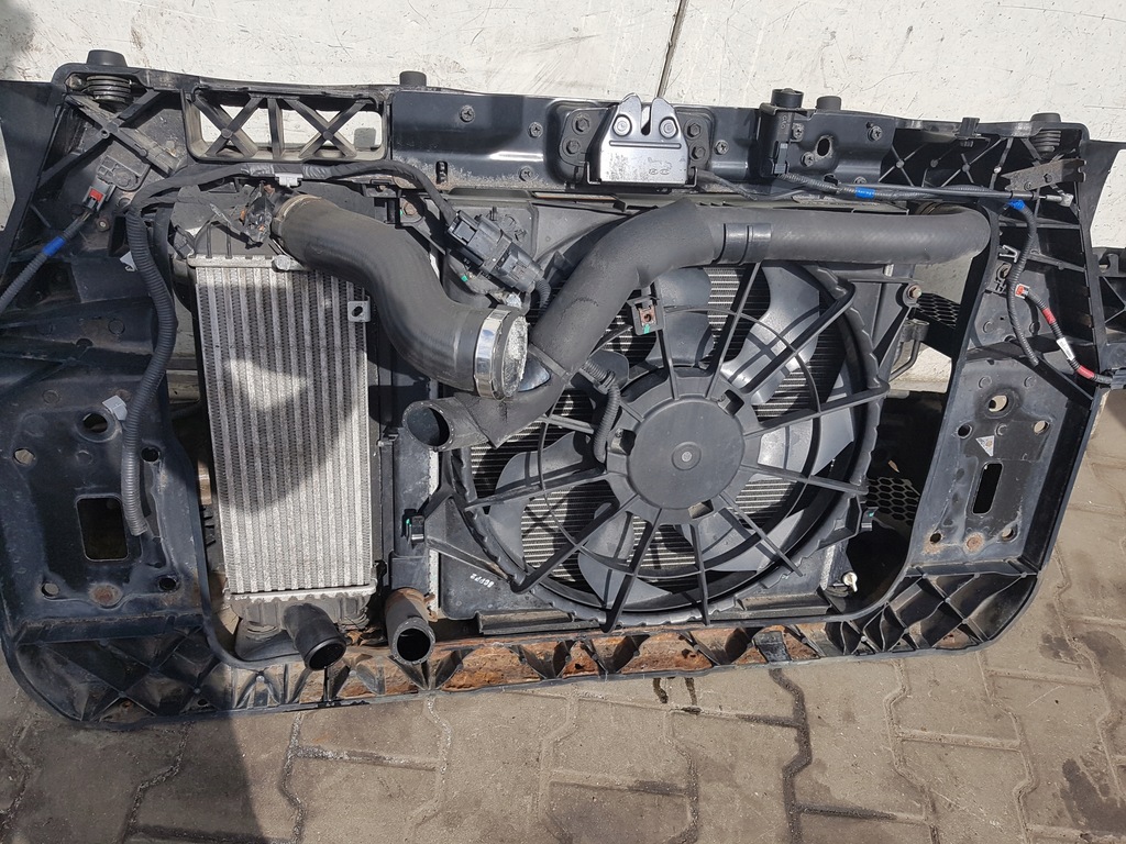 фото №4, Hyundai ix35 10-16r 1.7 crdi pas передний радиатор вентилятор