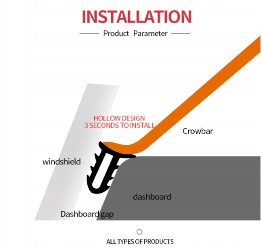 фото №6, Прокладка лента молдинг do приборная панель панели жабо