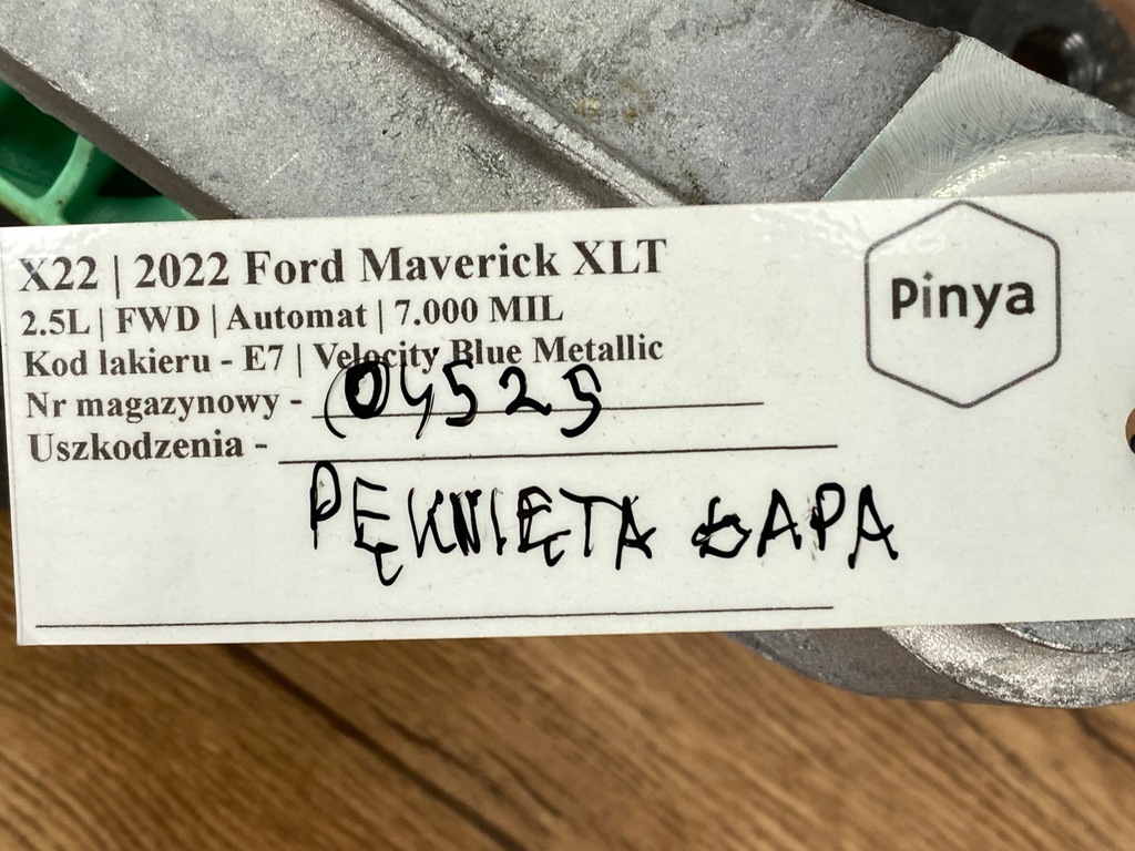 фото №8, Кронштейн підпора подушка кронштейн двигуна ford maverick 2022+ kuga mk3