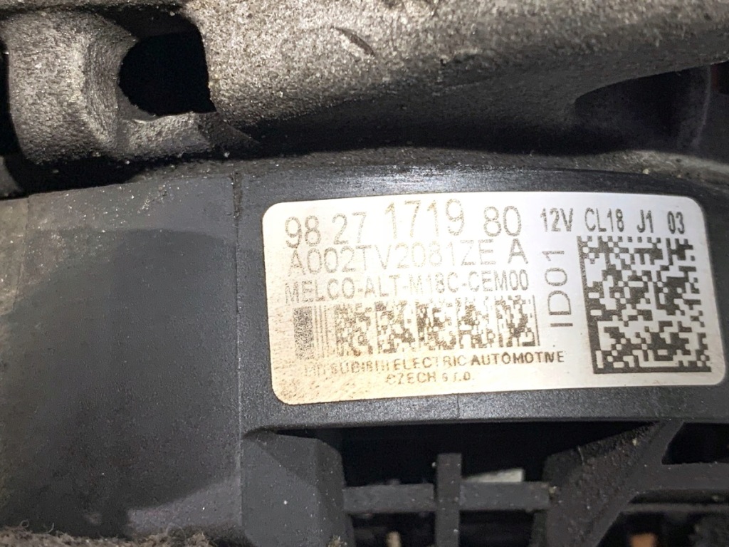 фото №4, Генератор toyota proace 9827171980 1.5 102km