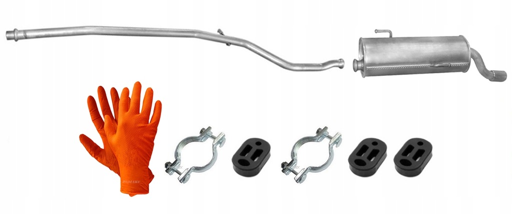 фото №1, Peugeot 206 + 206+ 1.1 1.4 2000-2013 хетчбек труба гасник кінцевий