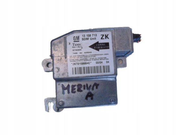 фото №1, Датчик подушка безпеки opel meriva a 13158713