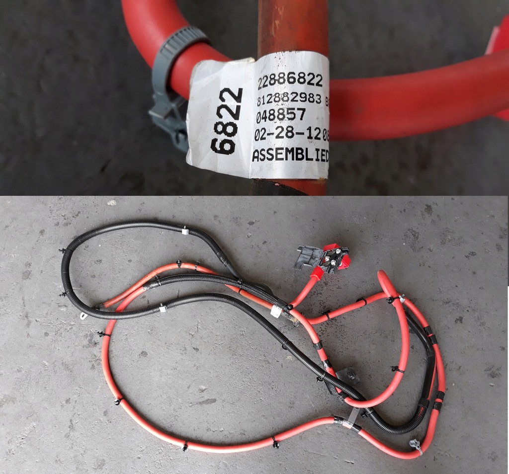 фото №1, Chevrolet camaro v ss 2009- кабель плюсовой 22886822