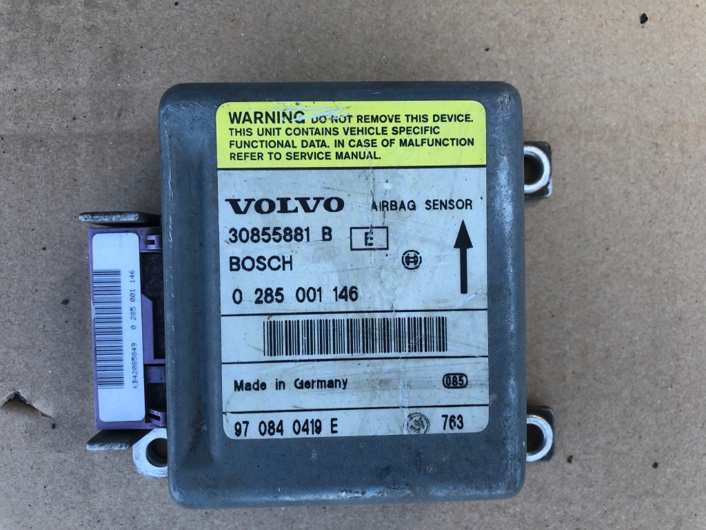 фото №1, Датчик air bag volvo s40 v40 30855881 1995-1999