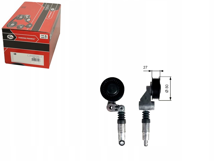 фото №1, Gates натягувач ремінь багаторучейковий vw crafter 30-