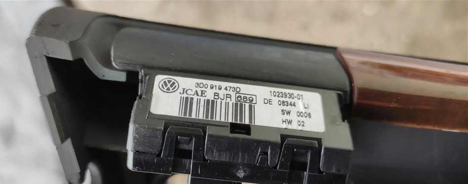 фото №12, Молдинг панелі приладової панелі дисплей pdc vw phaeton 3d0919473e 3d0919473d