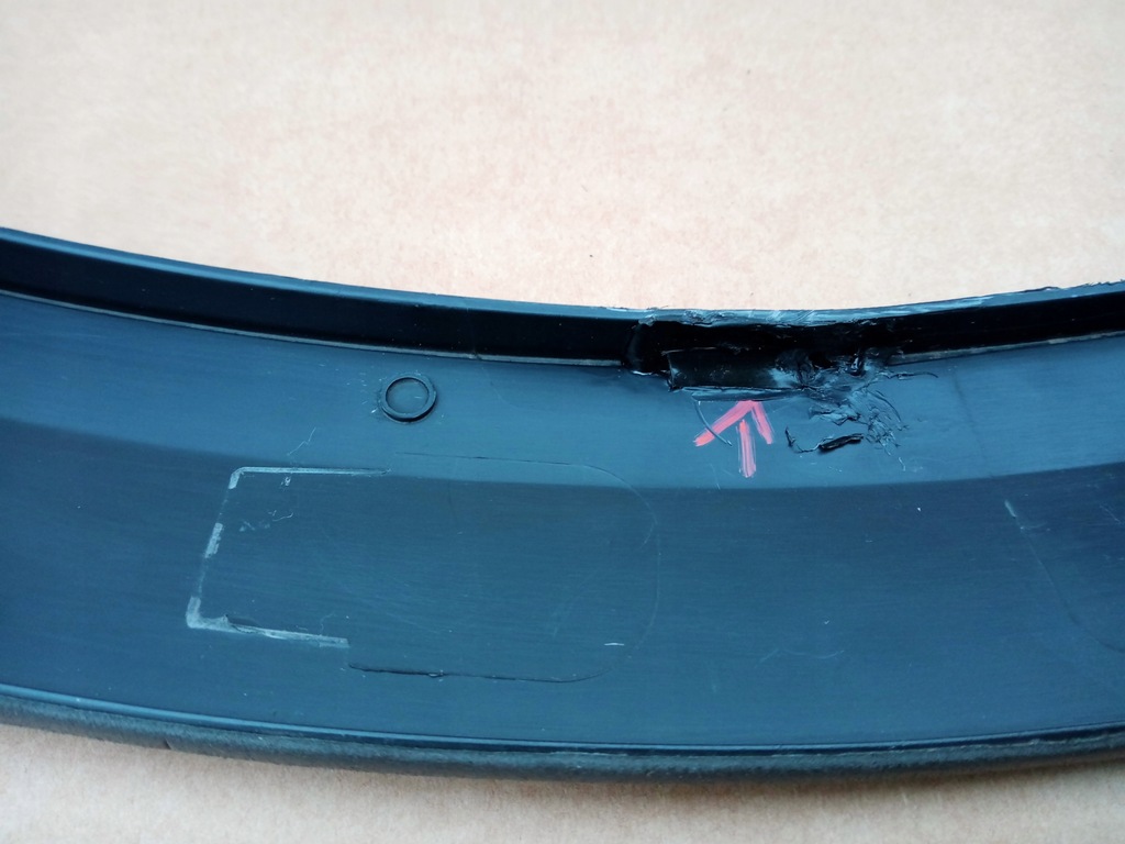 фото №8, Vw t-roc права молдинг крила задня 2017r-