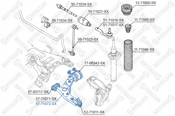 фото №1, Рычаг mazda 3 bk all 03-