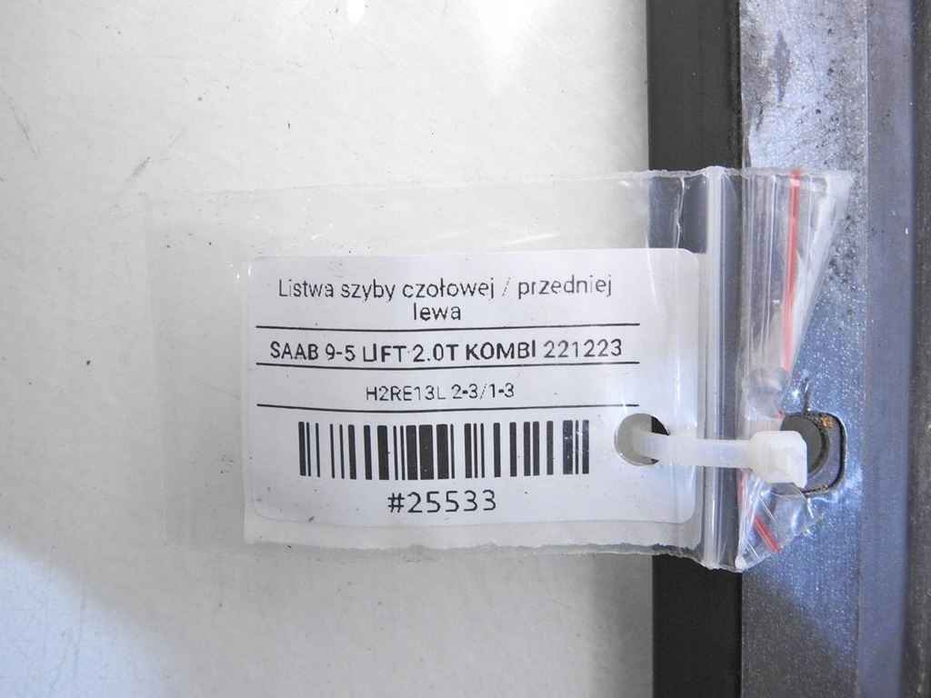 фото №8, Молдинг стекло лобовое левая saab 9-5