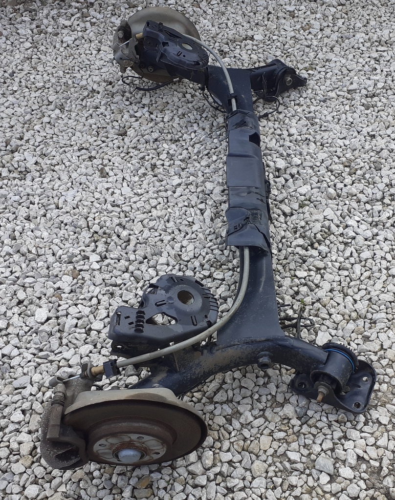 фото №8, Citroen ds4 11-18 балка підвіска oś задня комплектна гальмівні диски