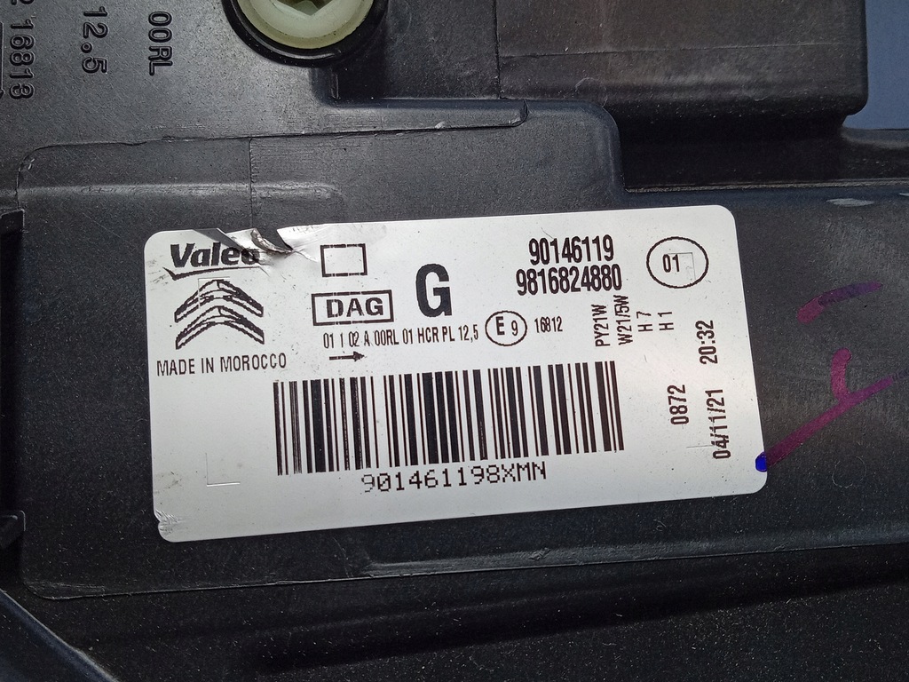 фото №5, Berlingo van iii фара лівий eu 9816824880