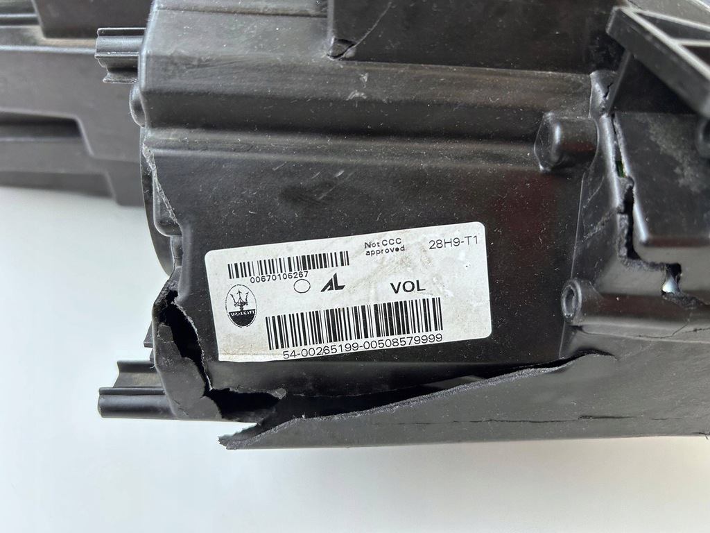 фото №9, Maserati ghibli лампа левая перед 00670106267 оригинал