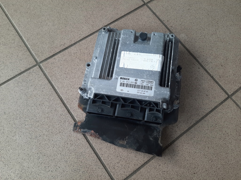 фото №1, Renault бортовой компьютер блок управления 0281018659 237101074r