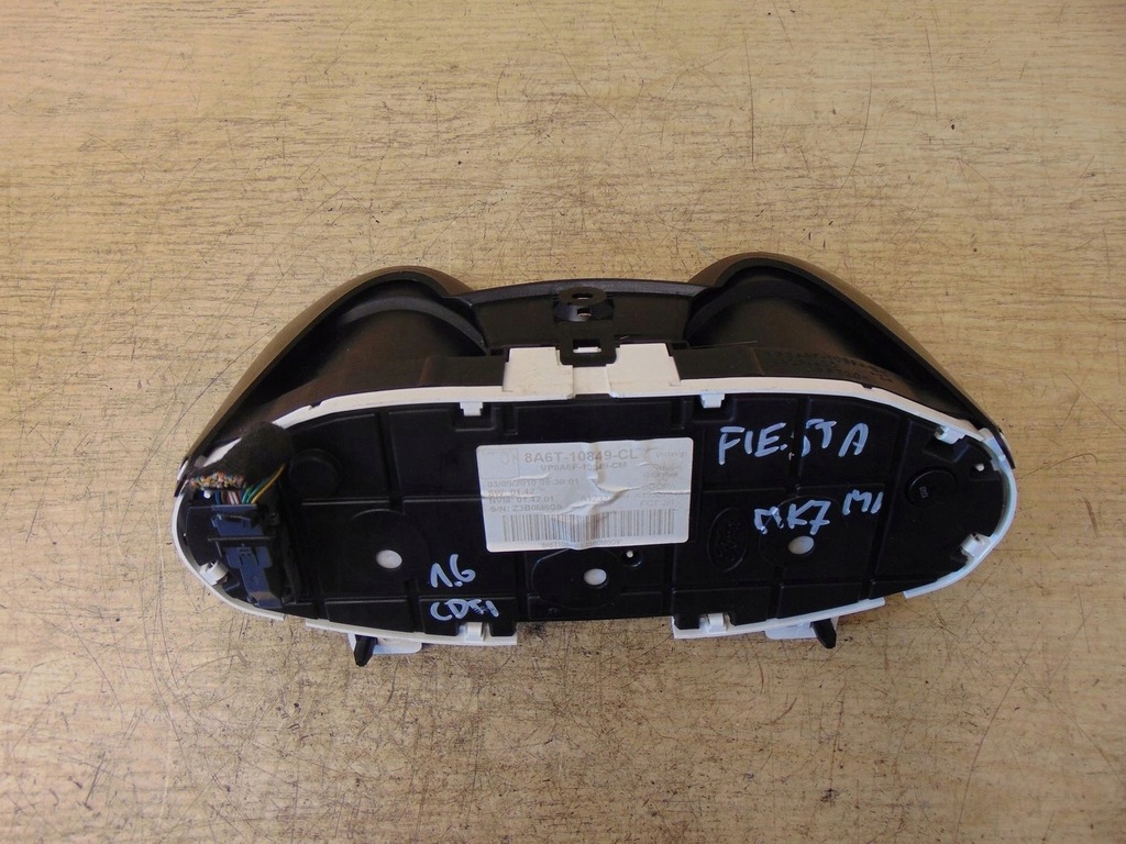 фото №5, Счетчик приборная панель ford fiesta mk7 1.6 tdci europa