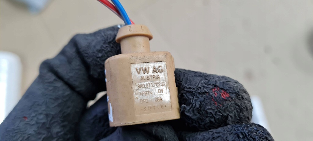 фото №9, Sq8 4m rsq8 q8 штекер колодка подушки безпеки двигуна 8k0973702g a7 4g sq7 4m q7