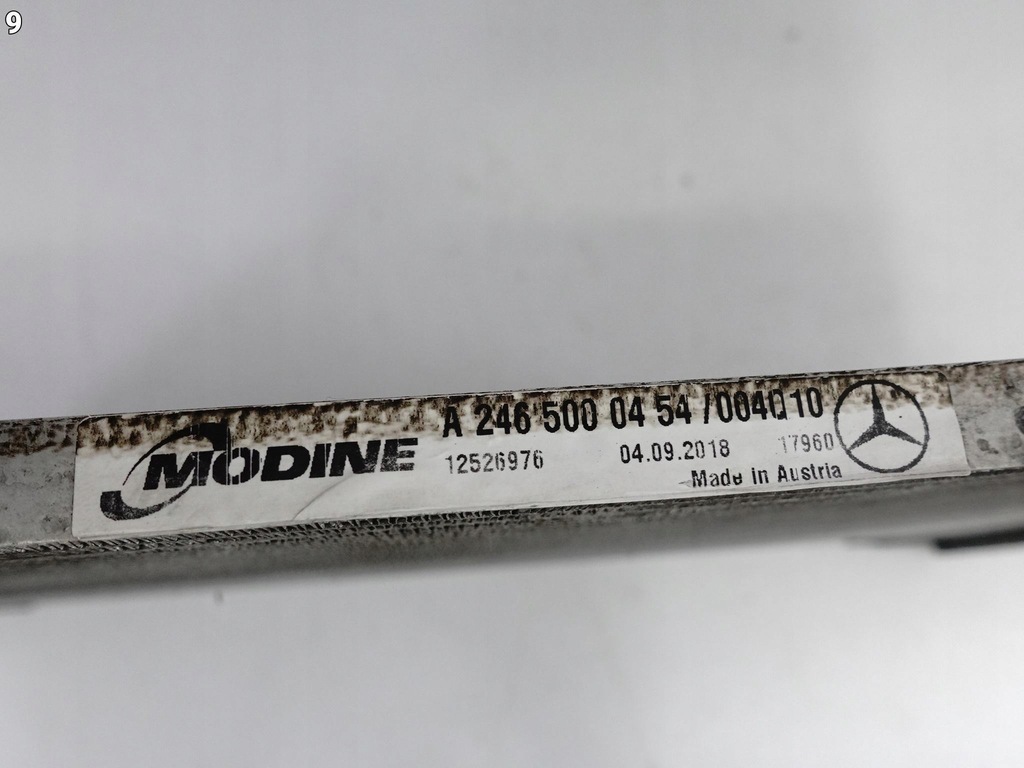 фото №10, Mercedes w176 cla c117 x117 gla x156 w246 радиатор кондиционера конденсатор