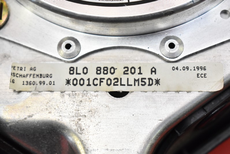 фото №8, Подушка безпеки подушка повітряна водія 8l0880201a audi a3 8l 96-00