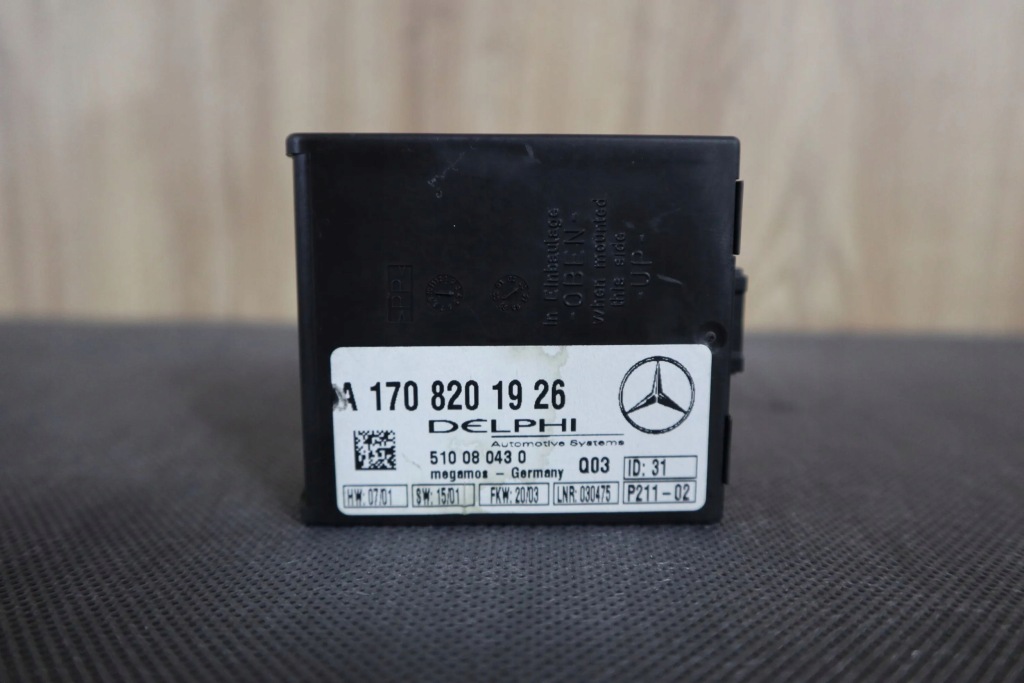 фото №1, Mercedes slk r170 модуль сигнализация a1708201926